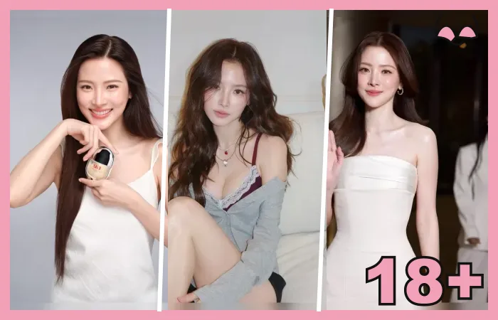 รูปปกบทความ ใบเฟิร์น พิมพ์ชนก แบบคอลลาจ 3 ภาพ พร้อมสัญลักษณ์ 18+