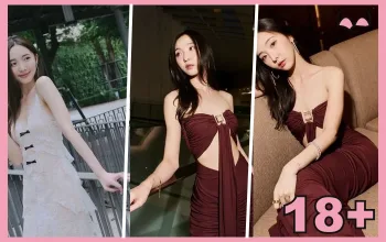 รูปปก เนเน่ พรนับพัน แบบคอลลาจ 3 ภาพ พร้อมสัญลักษณ์ 18+