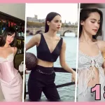 รูปปกบทความ ญาญ่า อุรัสยา แบบคอลลาจ 3 ภาพ พร้อมสัญลักษณ์ 18+